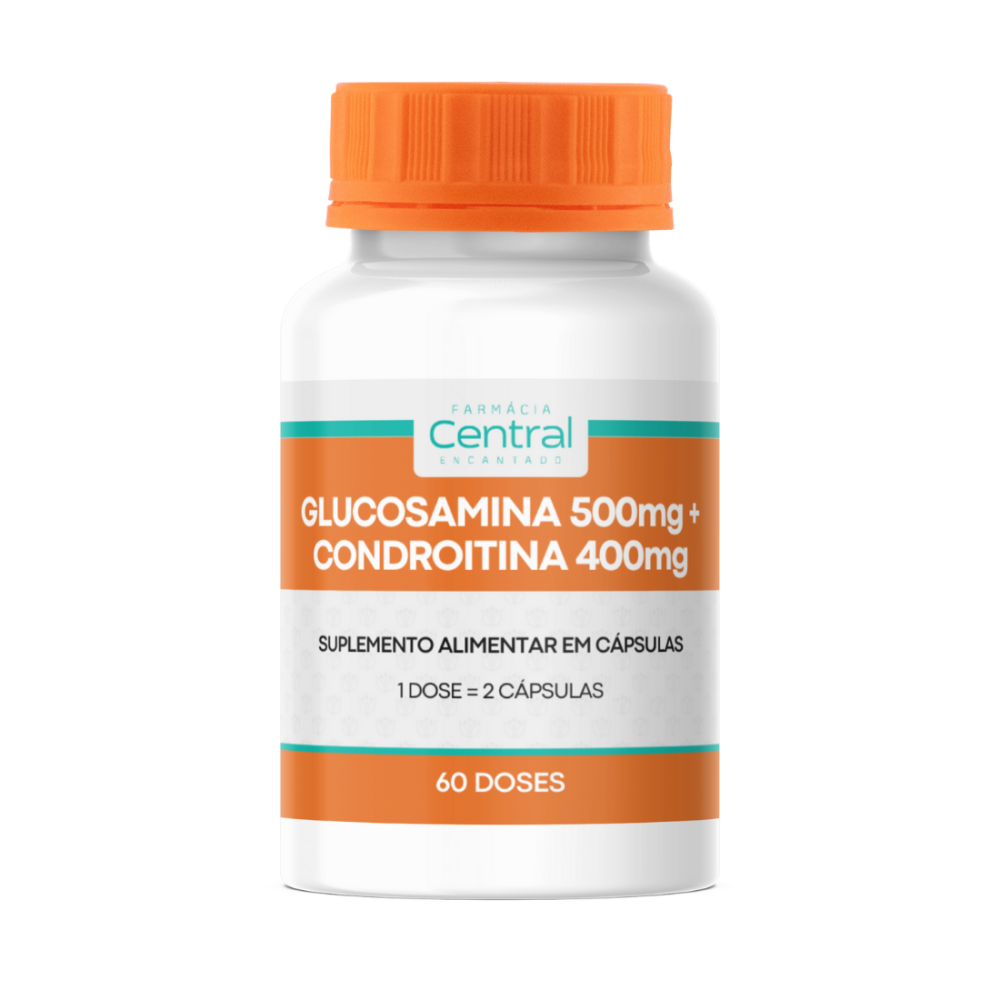 GLUCOSAMINA 500 MG + CONDROITINA 400MG I 60 Cápsulas