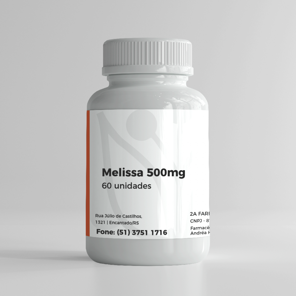 MELISSA 500MG 60 CÁPSULAS