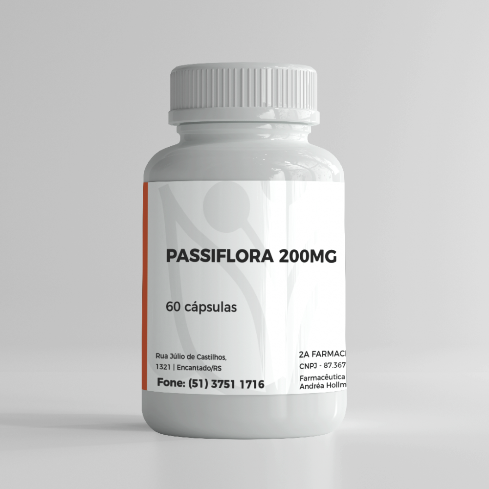 PASSIFLORA 200 MG 60 CÁPSULAS